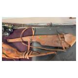 LEATHER GUN SCABARD