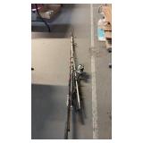 GROUP OF FISHING POLES