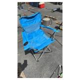 BLUE FOLDING CAMP CHAIR