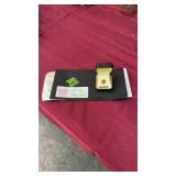 TIE CLASP & GENUINE BLACK ONYX