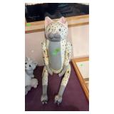 WOODEN KITTY W/ MOVABLE LIMBS