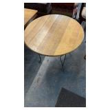 ANTIQUE OAK ICE CREAM TABLE