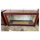 OAK DISPLAY CASE 77.5'X25'