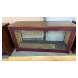 OAK DISPLAY CASE 77.5'X25'
