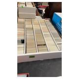 LARGE BOX OF SPORTS TRADING CARDS
