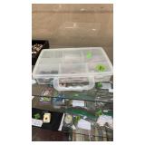 ORGANIZER W/ JEWELRY MAKING SUPPLIES