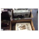 BX OF OLDMAGAZINE & PFAFF SEWING MACHINE
