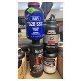 GROUP OF POWDER W/ 7828 SSC, H4350 RIFLE, H1000