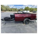 VERY NICE HOME BUILT PICKUP BOX UTILITY TRAILER,