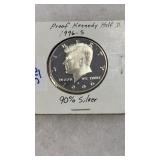 1996 KENNEDY PROOF 90% SILVER HALF DOLLAR