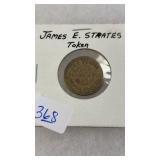 JAMES E STRATES TOKEN