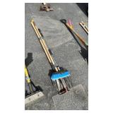 PITCH FORK, HOE, SHOVEL & MISC