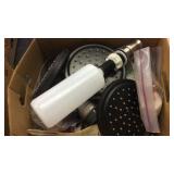 SHOWER HEADS & MISC PLUMBING & HARDWARE ITEMS