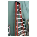 WERNER 10FT FIBERGLASS STEP LADDER
