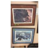 2 WESTERN THEMED PRINTS