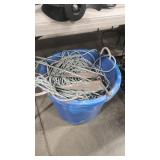BOAT ANCHOR WITH BRAIDED ROPE