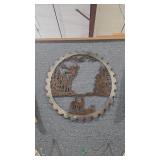 METAL SAW  OUTDOOR THEME CUT OUT WALL ART