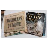 APOLLO 11 1969 MOON LANDING NEWS PAPERS & EPHEMERA