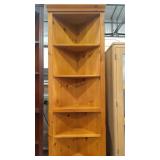 WOOD CORNER HUTCH