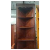 WOOD CORNER HUTCH
