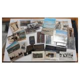 TINTYPES, PLANES TRAINS & BOAT POSTCARD ASSORTMENT