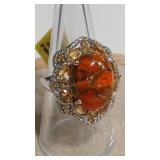 925 KARIS MOJAVE ORANGE TURQUOISE  CITRINE & WHITE