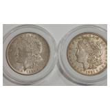 2 - 1921  MORGAN SILVER DOLLARS