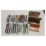 FOUNTAIN & INK PENS  MECHANICAL PENCILS ANTIQUE