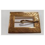 VICTORIAN BRASS SASH BUCKLE