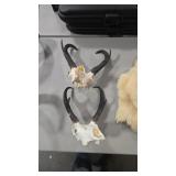 2 EUROPEAN STYLE ANTELOPE SKULLS