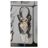 3 ANTELOPE SKULL AND HORNS