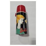 BARBIE VTG THERMOS W/ STOPPER & CUP