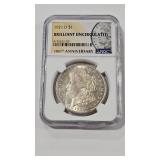 1921 D MORGAN DOLLAR NGC SLABBED BU