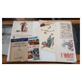 NORMAN ROCKWELL PRINTS & AMERICANA EPHEMERA