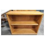 2 SHELF OAK BOOK CASE