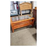 GLASS TOP COCKTAIL TABLE