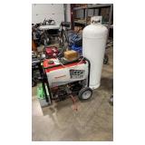 HONEYWELL 7500E WATT GENERATOR CONVERTED PROPANE