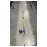 EAGLE CLAW HD FISHING POLE W/ ZEBCO SF80 REEL