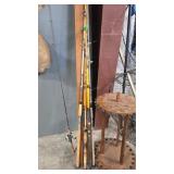 LARGE GROUP OF FISHING POLES