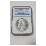 1885 MORGABN DOLLAR NGC SLABBED BU