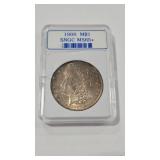 1898 MORGAN DOLLAR SNGC SLABBED MS65+