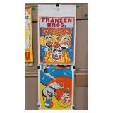 2 - FRANZEN BROS VTG LITHOGRAPH POSTERS '83