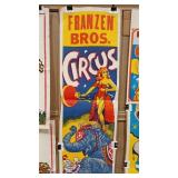 FRANZEN BROS VTG LITHOGRAPH POSTER