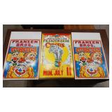 3 - FRANZEN BROS. CIRCUS POSTERS