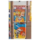 2 - FRANZEN BROS VTG LITHOGRAPH POSTERS '83