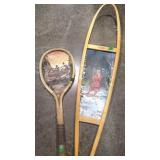 EMBELLISHED RACKET & SNOW SHOE
