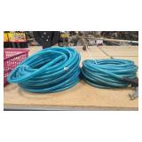 2 AIR HOSES AND ELECTRICAL CORDS