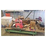 CART OF UNCLAIMED ITEMS