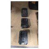 3 RIDGID 18V BATTERIES