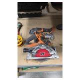 RIDGID CIRCULAR SAW, ROUTER AND GRINDER